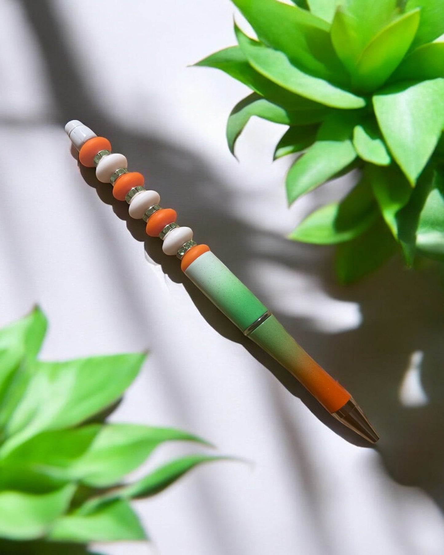 Festive Fall Beaded Pen (RTS) Ready to Ship