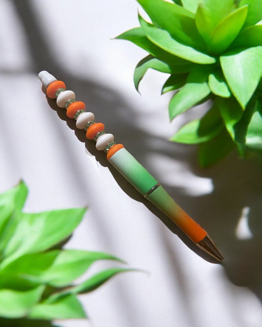 Festive Fall  Beaded Pen (RTS) Ready to Ship